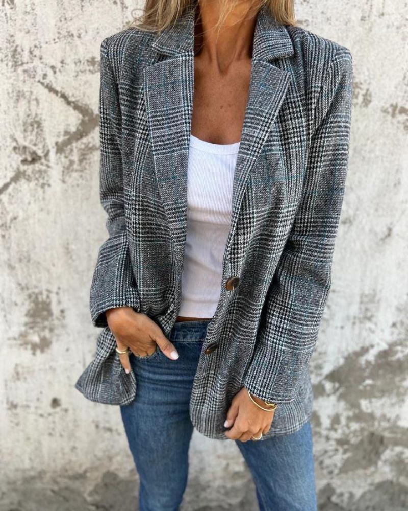 EIRA - Timeless Plaid Blazer