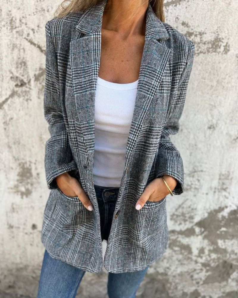 EIRA - Timeless Plaid Blazer