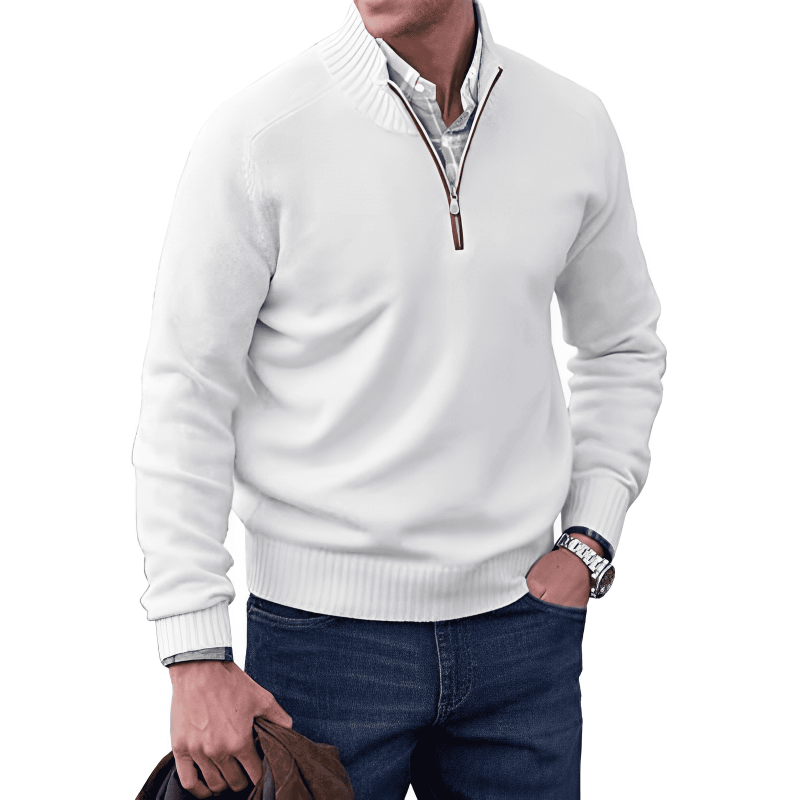 Noah - Cashmere Sweater with Zipper