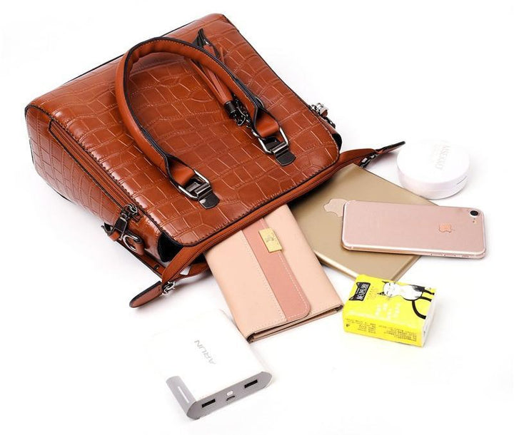 Valentina® | 4-Piece Leather Bag Set