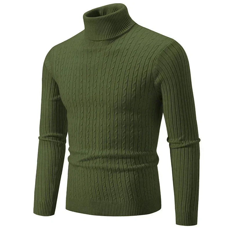 Rhaegar - Elegant and Warm Men's Turtleneck Sweater for Winter