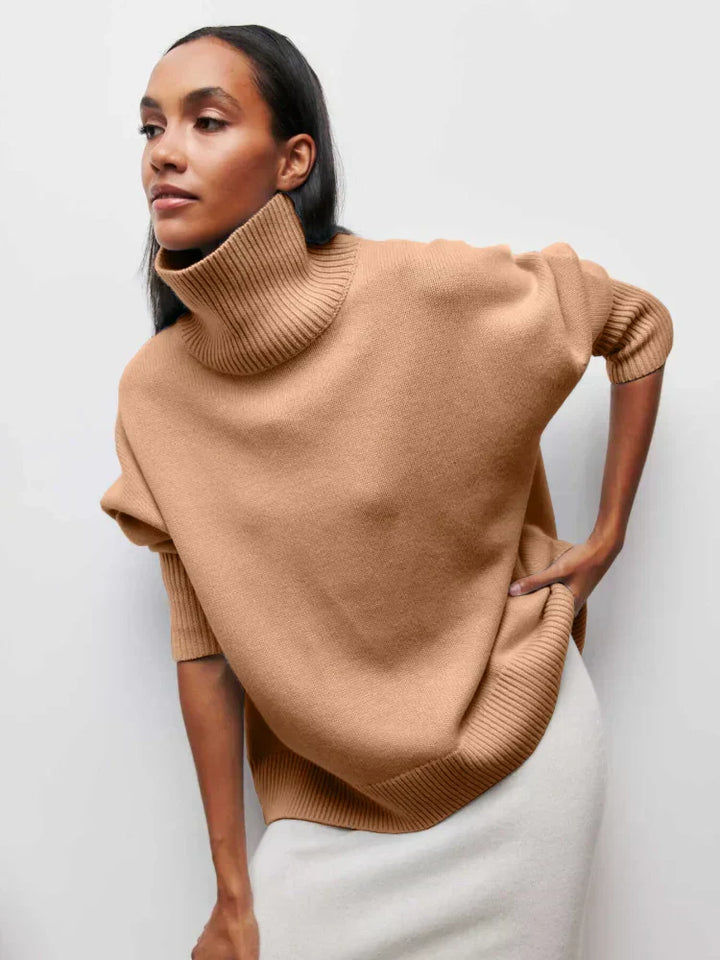 Olivia | Sweater with Turtle Neck