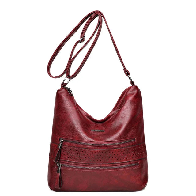 Novella® | Double Charm Multi Pocket Shoulder Bag