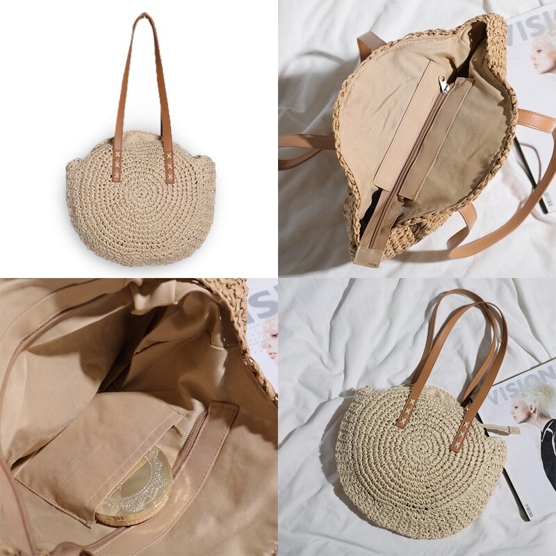 Natalia® | Multi-functional Straw Crossbody Bag