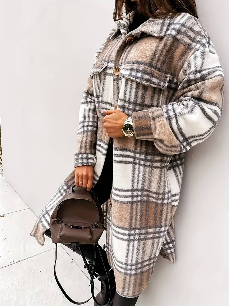 Rika | Trendy Checked Jacket